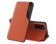Husa Tip Carte Upzz Eco Book Compatibila Cu Samsung Galaxy A03s, Piele Ecologica, Orange