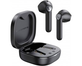 Casti Bluetooth Soundpeats True Air 2 Black by TANAT,Qualcomm 3040, Wireless, Voice Assistant, Bluetooth 5.2
