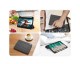Husa Smartcase Tableta Duxducis Domo Compatibila Cu iPad 6 Mini 2021, Sleep / Wake , Suport Pen, Negru