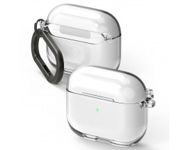 Husa Protectie Ringke Hinge  Compatibila Cu Airpods 3, Transparenta