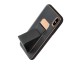 Husa Spate Forcell Leather Compatibila Cu iphone X, Piele Ecologica, Stand si Protectie La Camera, Negru