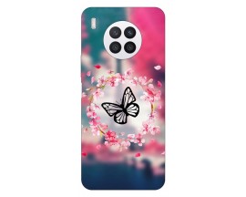 Husa Silicon Soft Upzz Print Compatibila Cu Huawei Nova 8i Model Butterfly