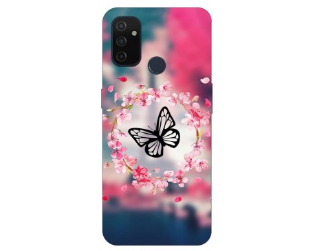 Husa Silicon Soft Upzz Print Compatibila Cu OnePlus Nord N100 Model Butterfly