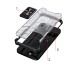Husa Spate AntiShock Upzz Tough Stand Crystal Ring Compatibila Cu iPhone 11 Pro, Negru