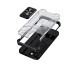 Husa Spate AntiShock Upzz Tough Stand Crystal Ring Compatibila Cu iPhone 12, Negru
