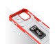 Husa Spate AntiShock Upzz Tough Stand Crystal Ring Compatibila Cu iPhone 12, Rosu