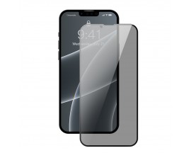 Set 2 x Folie Sticla Securizata Baseus Anti Spy Full Cover Compatibila Cu iPhone 13 Pro Max, Privacy