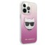 Husa Karl Lagerfeld Compatibila Cu iPhone 13 Pro, Choupette Head Roz - 9027995