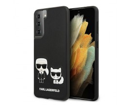 Husa Karl Lagerfeld Compatibila Cu Samsung Galaxy S21+ Plus, Ikonik Karl Si Choupette, Negru - 40496794