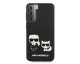Husa Karl Lagerfeld Compatibila Cu Samsung Galaxy S21+ Plus, Ikonik Karl Si Choupette, Negru - 40496794