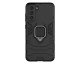 Husa Spate Upzz Ring Armor Hybrid Pentru Samsung Galaxy S21 FE , Negru