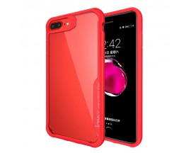 Husa Spate Ipaky Armor Survival iPhone 7 Plus / 8 Plus Rosu  Transparent