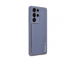 Husa Spate Cu Protectie La Camera Forcell Leather Compatibila Cu Samsung Galaxy A13 4G, Piele Ecologica, Albastru