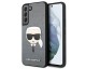 Husa Karl Lagerfeld Compatibila Cu Samsung Galaxy S22+ Plus, Saffiano Ikonik Karls Head, Gri - 45517