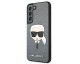Husa Karl Lagerfeld Compatibila Cu Samsung Galaxy S22+ Plus, Saffiano Ikonik Karls Head, Gri - 45517