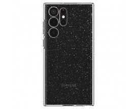 Husa Spate Spigen Liquid Crystal Glitter, Compatibila Cu Samsung Galaxy S22 Ultra, Silicon, Transparent, Glitter