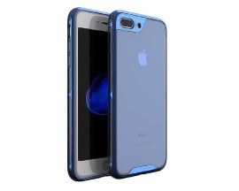Husa Spate Ipaky Hybrid Top iPhone 7 Plus / 8 Plus Albastru Transparent