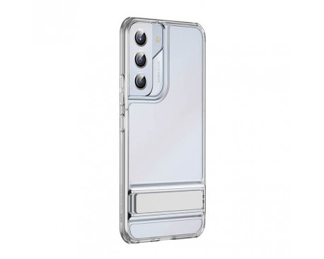 Husa Premium Esr Air Shield Boost, Compatibila Cu Samsung S22+ Plus, Silicon, Stand Metalic, Transparenta