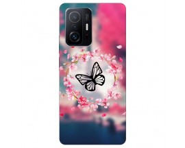 Husa Silicon Soft Upzz Print, Compatibila Cu Xiaomi 11T/11T Pro, Butterfly