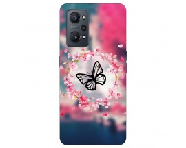 Husa Silicon Soft Upzz Print, Compatibila Cu Realme Gt Neo 2, Butterfly