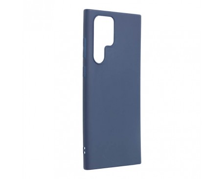 Husa Spate Forcell Soft Slim, Compatibila Cu Samsung Galaxy S22 Ultra, Albastru Navy