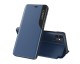 Husa Tip Carte Upzz Eco Book Compatibila Cu iPhone 13 Pro Max, Piele Ecologica, Albastru