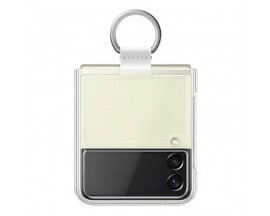 Husa Samsung Clear Cover Ring, Compatibila Cu Samsung Galaxy Z Flip 3, Transparenta