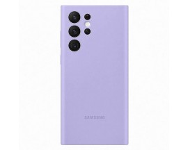 Husa Samsung Silicone Cover, Compatibila Cu Samsung Galaxy S22 Ultra, Mov - 92504