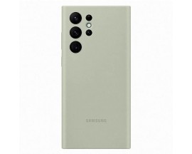 Husa Samsung Silicone Cover, Compatibila Cu Samsung Galaxy S22 Ultra, Verde Deschis - 92511