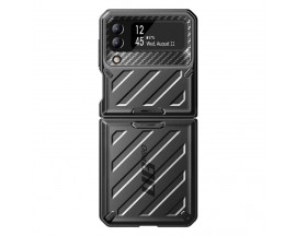 Husa Supcase Unicorn Beetle Pro, Compatibila Cu Samsung Galaxy Z Flip 3, Protectie Completa 360 Grade, Negru