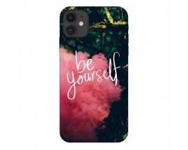 Husa Silicon Soft Upzz Print, Compatibila Cu iPhone 12 Mini, Be Yourself