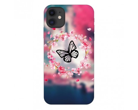 Husa Premium Upzz Print iPhone 12 Mini Model Butterfly