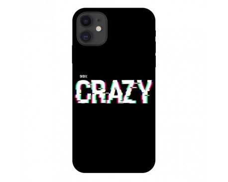 Husa Premium Upzz Print iPhone 12 Mini Model Crazy