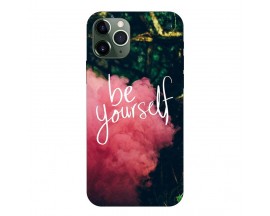 Husa Silicon Soft Upzz Print, Compatibila Cu iPhone 12/12 Pro, Be Yourself