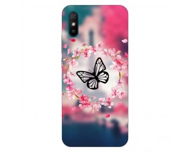 Husa Silicon Soft Upzz Print Xiaomi Redmi 9A Model Butterfly