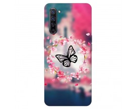 Husa Silicon Soft Upzz Print, Compatibila Cu Oppo Find X2 Lite, Butterfly