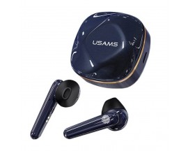 Casti Wireless USAMS, TWS SD, Bluetooth 5.0, Albastru - BHUSD02