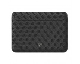 Husa Premium Guess Sleeve Uptown Triangle Logo, Compatibila Cu Laptop / Macbook Pro / Air 13inch,negru - 39943