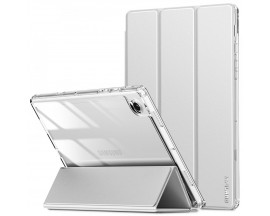 Husa Tableta Infiland Rugged Crystal  Compatibila Cu Samsung Galaxy Tab A8 10.5" Model X200 / X205, Silver