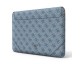 Husa Premium Guess Sleeve Uptown Triangle Logo, Compatibila Cu Laptop / Macbook 16 inch, Albastru - 39998