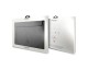 Husa Premium Guess Sleeve Saffiano Triangle Logo, Compatibila Cu Laptop / Macbook 16 inch, Silver - 39899