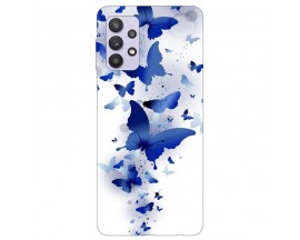 Husa Silicon Soft Upzz Print, Compatibila Cu Samsung Galaxy A33 5G, Blue Butterfly