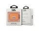 Husa Protectie Karl Lagerfeld Pentru Airpods Pro, Silicone Choupette, Orange - 9009298