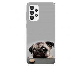 Husa Silicon Soft Upzz Print, Compatibila Cu Samsung Galaxy A73 5G, Dog