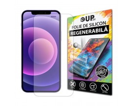 Folie Silicon Upzz Max, Compatibila Cu iPhone 12 Mini, Regenerabila, Case Friendly