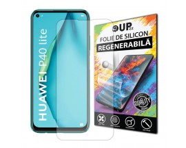 Folie Silicon Upzz Max, Compatibila Cu Huawei P40 Lite, Regenerabila, Case Friendly
