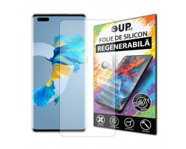 Folie Silicon Upzz Max, Compatibila Cu Huawei Mate 40 Pro, Regenerabila, Case Friendly
