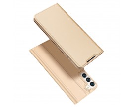 Husa Flip Cover Duxducis Skinpro Compatibila Cu Samsung Galaxy S22+ Plus, Gold