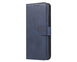 Husa Premium Upzz Magnetic Book Compatibila Cu Samsung Galaxy S22+ Plus, Piele Ecologica - Albastru