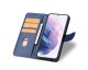 Husa Premium Upzz Magnetic Book Compatibila Cu Samsung Galaxy S22+ Plus, Piele Ecologica - Albastru